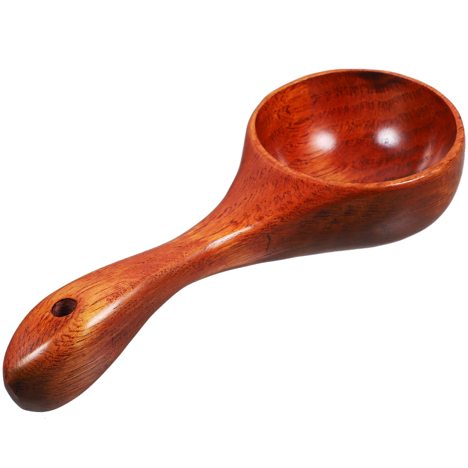 

Wooden Handle Water Ladle Large Capacity Kitchen Scoop Spoon Home Hotel Restaurant Canteen Garden Use Practical Helper Easy