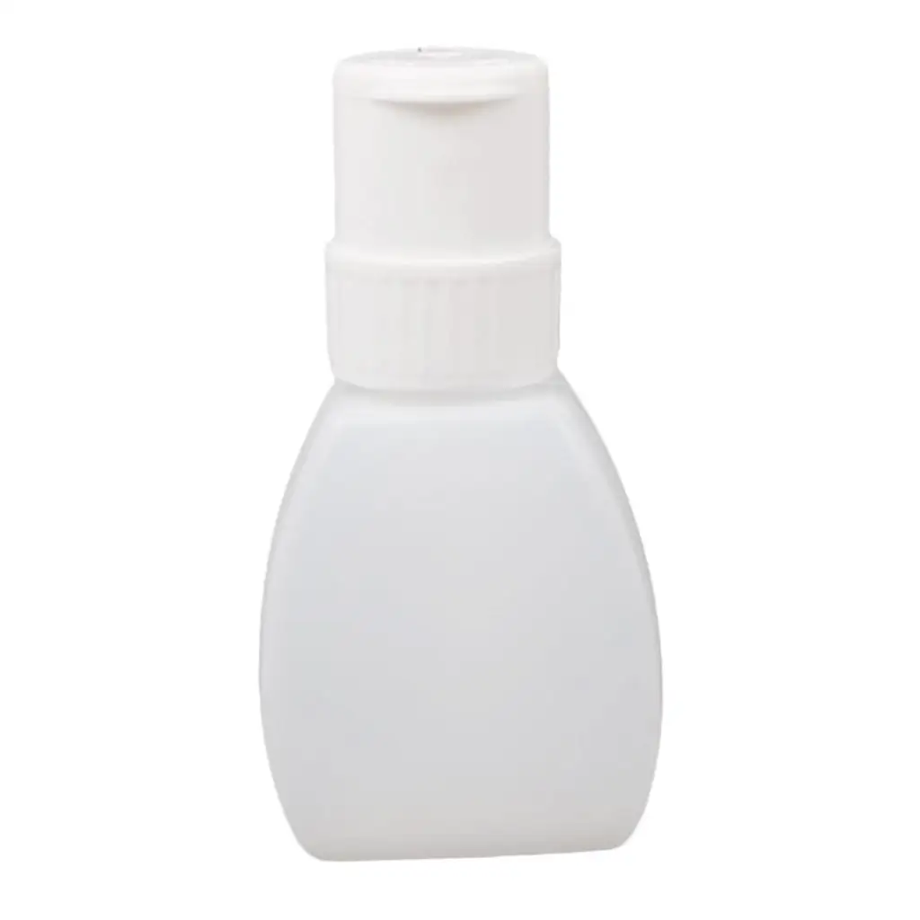 Plastic Empty Nail Polish Remover Pump Dispenser Push Down Bottle