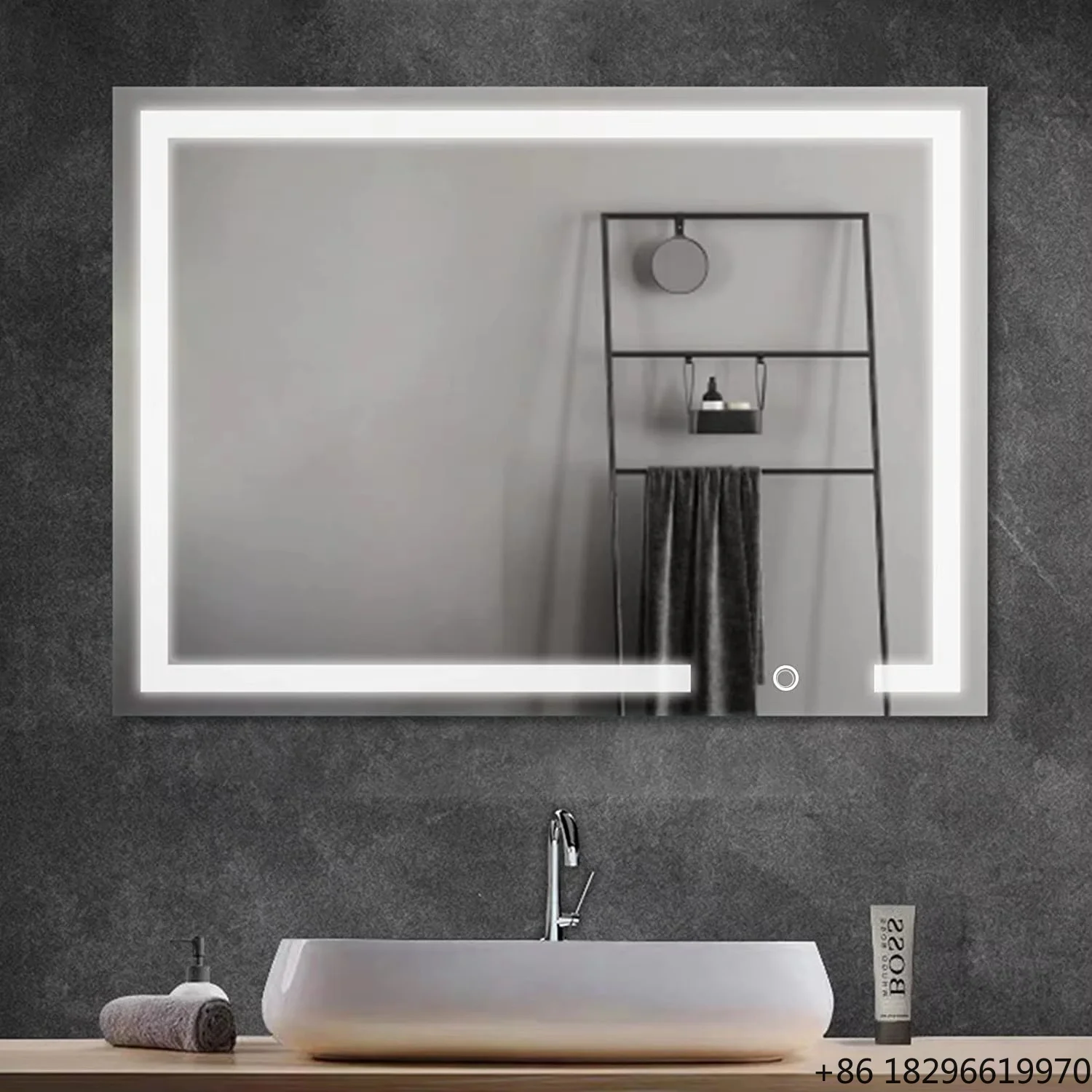 

Anti-Fog LED Smart Bathroom Wall Touch Dimmable Vanity