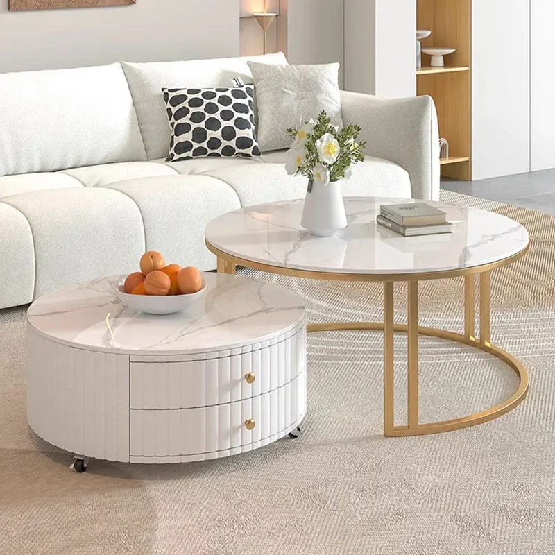 Coffee Table Tables Center Living Room Furniture Couch Mesa De Canto Set Side Glass Designer Mesa Plegable Tea Lightweight