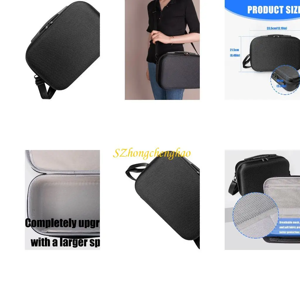 

Hard Shell Carrying Case for Studio Computer Host Large Capacity Shockproof Protective Storage Bag Replacement 601D