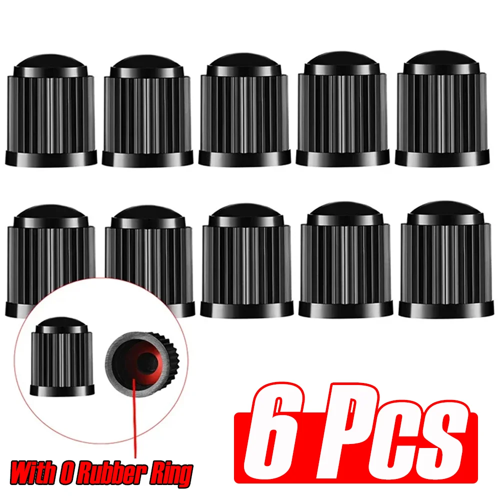 

6Pcs Multicolored Plastic Dust Valve Caps Good Quality Motorcycle Bike Car Wheel Tyre Air Valve Stem Caps Moto Equipments