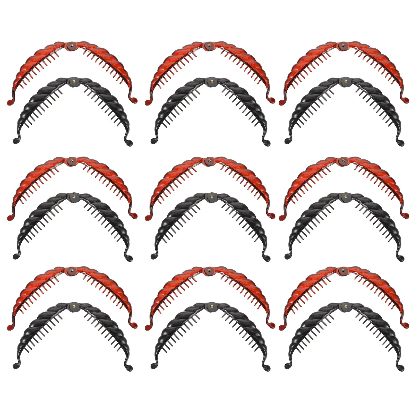 

20 шт., заколка для волос в форме банана, винтажные заколки в форме рыбы, легкая прочная ручка, держатель для хвоста, аксессуары для волос для женщин