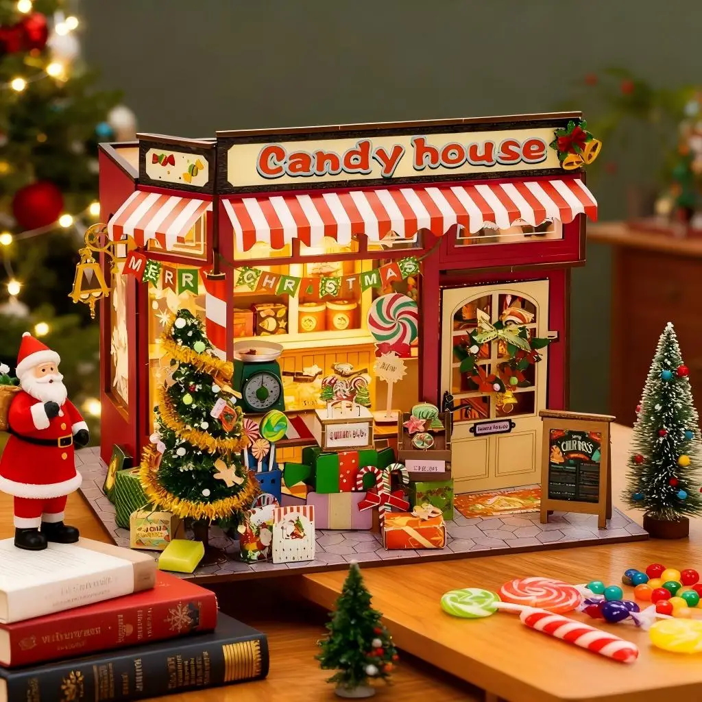 x-t-ouzey-3d-wooden-dollhouse-diy-miniature-house-kit-cozy-christmas-house-with-furniture-tabletop-decor-holiday-display