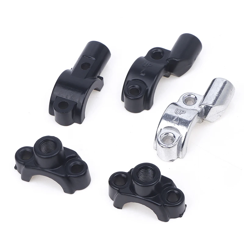 22mm Handlebar 10mm ThreadMotorcycle Master Cylinder Brake Lever Mirror Mount Clamp Rear View Mirror Holder Adapter.