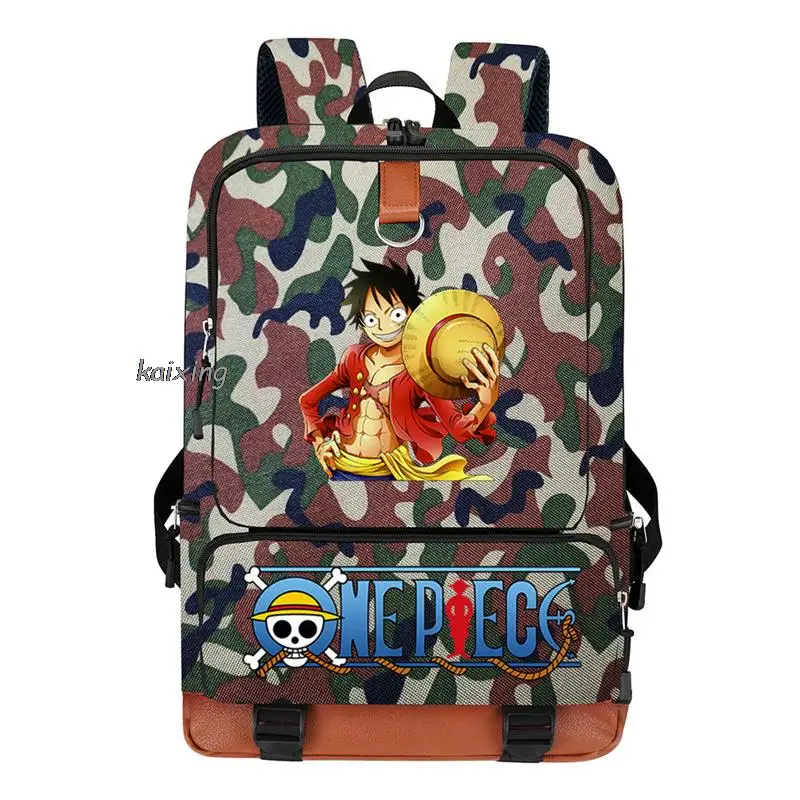 

Anime One Piece Backpack Rucksack Bag Cartoon Pattern Student Teenagers School Bag Travel Shoulder Laptop Bag Birthday Present