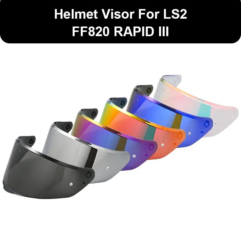 Visier für LS2 FF820 RAPID III, Ersatz-Visierschutz, Windschutz, passend für Motorradhelme der Größen M-XXL, Zubehör. – Detail 1