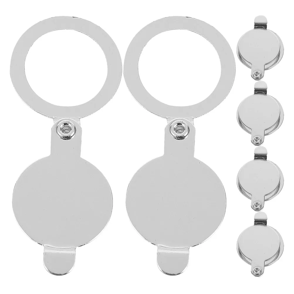 

6Pcs Premium Copper Door Peephole Cover Privacy Security Protector Blocks View Prevents Water Install for Apartment