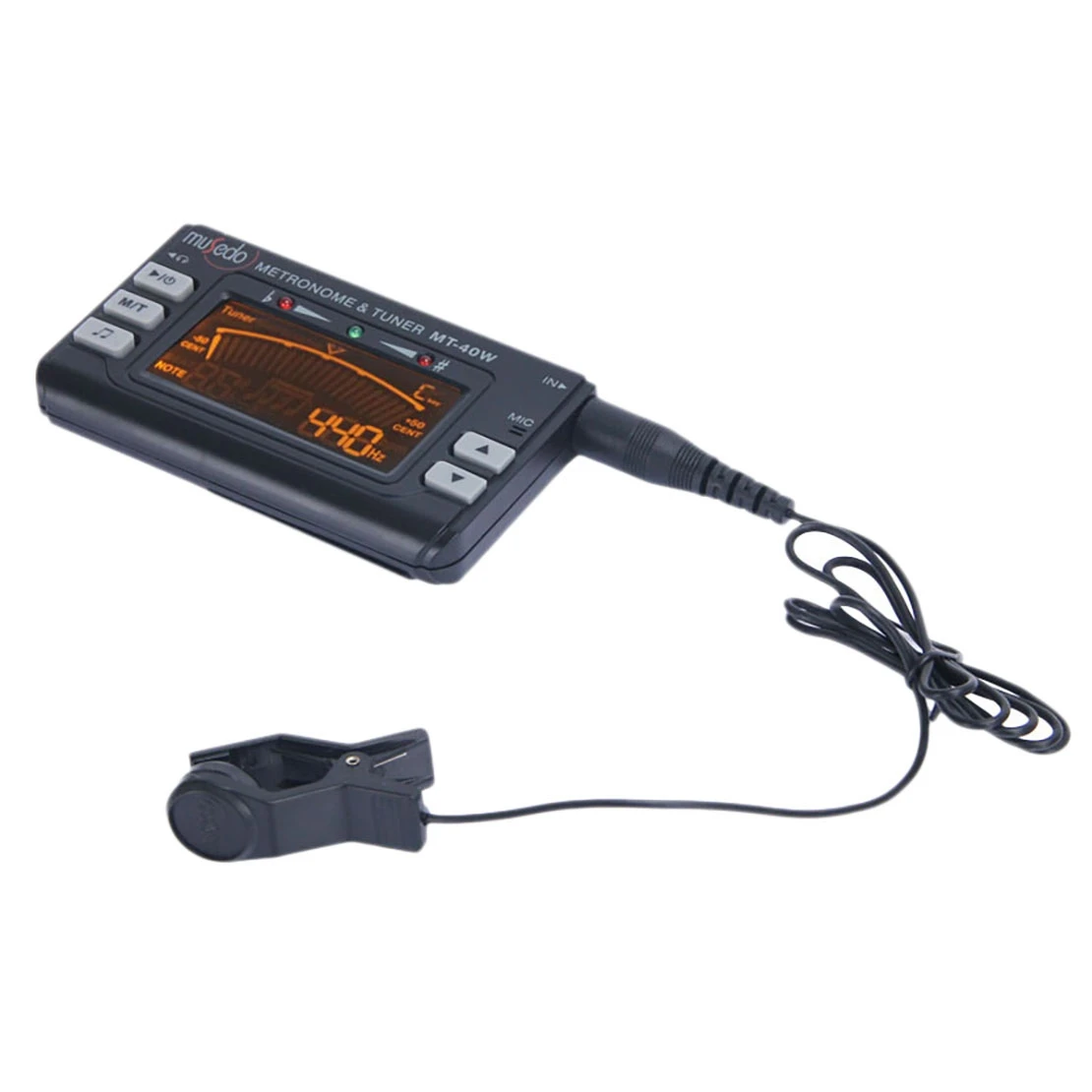 

MT-40W Metro-Tuner Tone Generator Electronic Digital LCD 3 in 1 LCD Clarinet Saxophone Tuner/Metronome