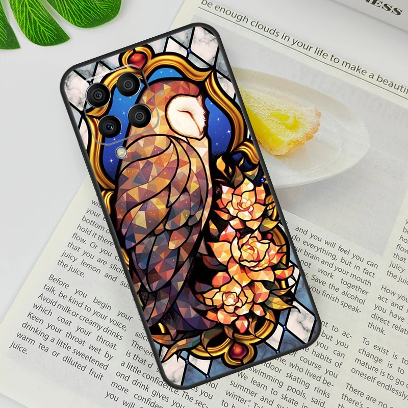 Stained Glass Painting Cover For Samsung Galaxy M14 M34 M54 M11 M12 M22 M32 M52 M13 M23 M33 M53 M51 M30s M31s Case