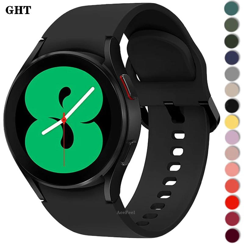 Strap For Samsung Galaxy Watch 4 40mm 44mm smartwatch  Silicone Sport Bracelet For Samsung Galaxy Watch 4 classic 42mm 46mm band