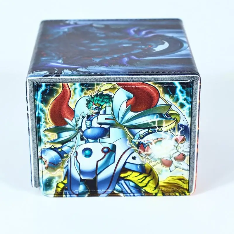 遊戯王！ エレバス冥界の君主 DIY 大容量レザーカードボックス 厚手アニメゲームコレクションカード収納ボックス