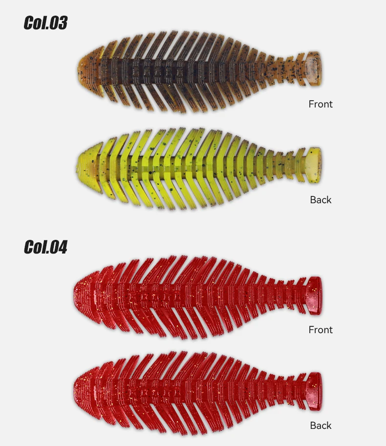 Kingdom Soft Lure 3 teile/beutel 95mm 12,5g PVC Soft Shad Köder Geruch Zugefügt Fett Künstliche T Schwanz VIBE Swimbait für Hecht Bass Angeln – Detail 11