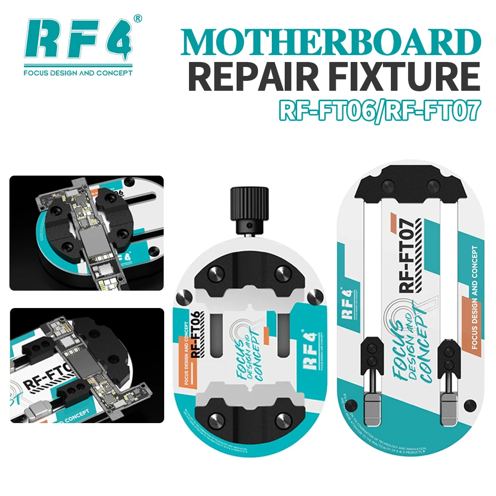 

RF4 RF-FT06/FT07 Приспособление для ремонта материнской платы для мобильного телефона, планшетного ПК, ремонт материнской платы, чип процессора IC, фиксированный инструмент для разборки