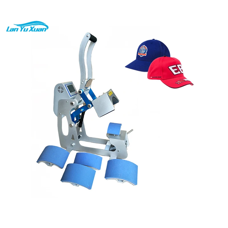 2022 New Arrived Hat Heat Transfer Machine 5in1 Digital Heat Press Equipment For Sublimation Baseball Cap, Baby Caps