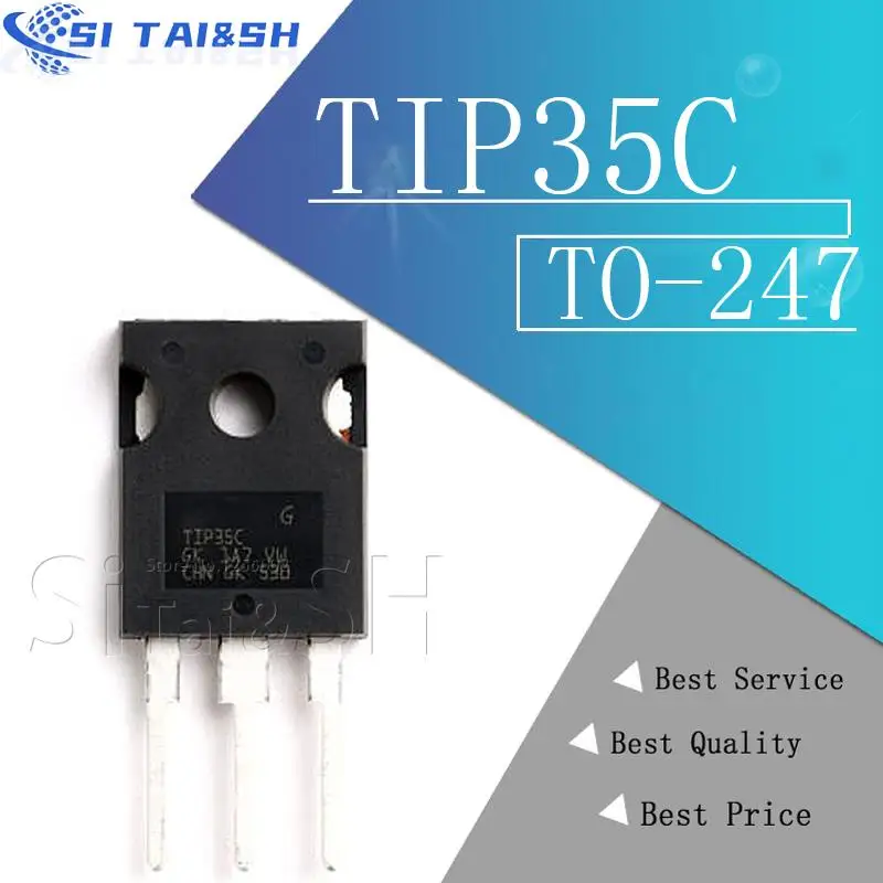 

5PCS TIP35C TIP35 TO-3P 35C new and original IC Data system