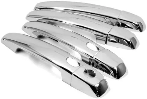 

Chrome Side Door Handle Cover with 2 Smart Keyless Entry Cutout for 06-10 Suzuki SX4 /06-14 Suzuki Grand Vitara Best Value Parts