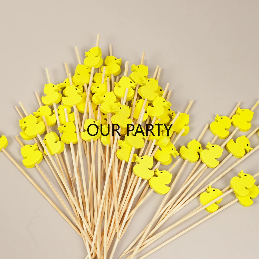 100Pcs Cartoon Summer Yellow D - Baby Food Dessert review and price