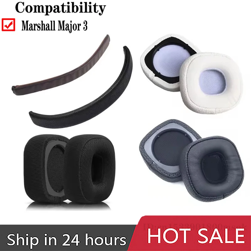 Replacement Ear Pads Headphone Earpads Head beam For Marshall Major III IV Major 3/4 Earphone Cushion Cover Earmuff Headband