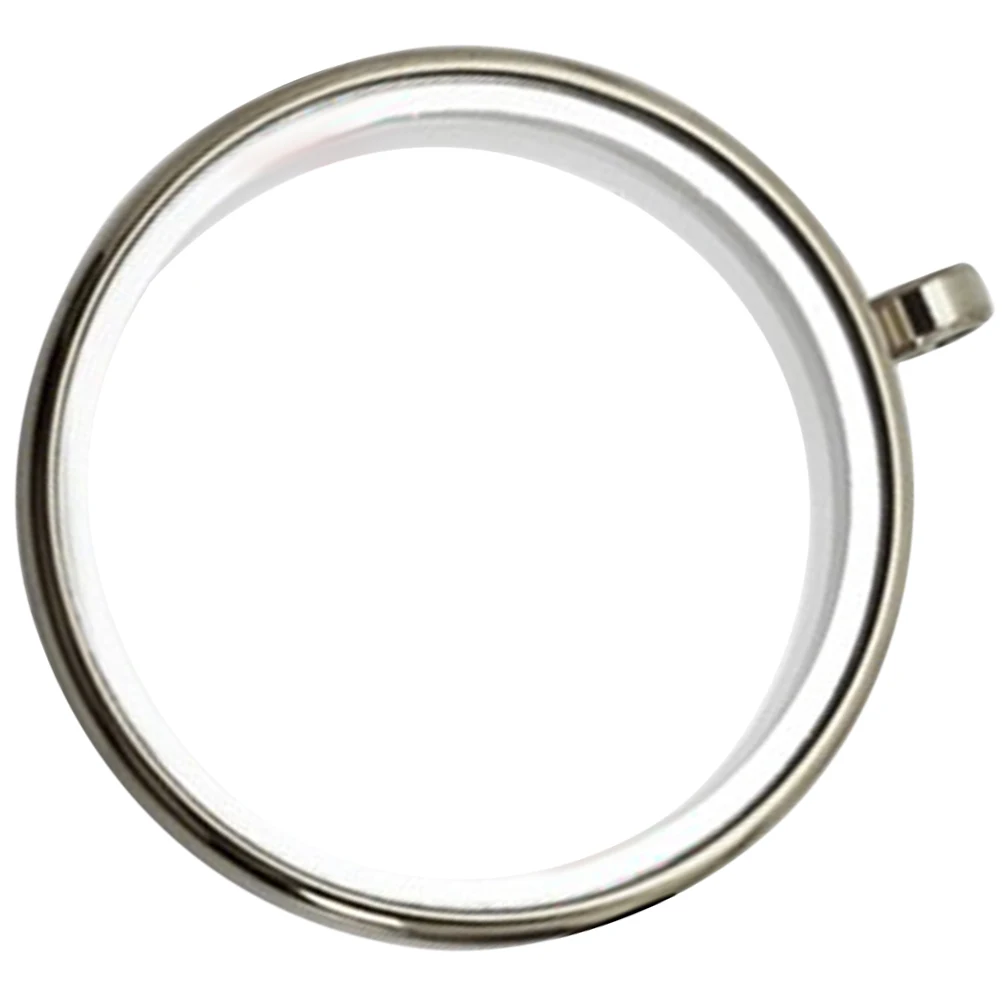 

Stainless Steel Gawu Box Pendant Floating Locket Charms Necklace Jewelry Clear Ring Miss