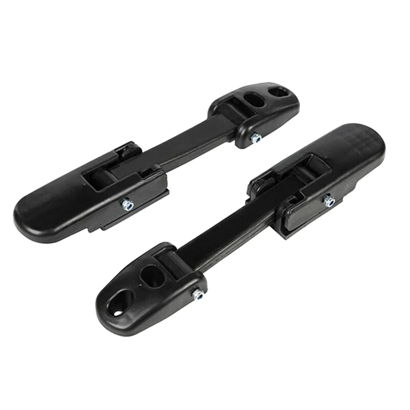 

2 PCS Hood Latch Kit With Brackets Black Plastic 315-5503 For Mack CH CHN CXN Granite CV