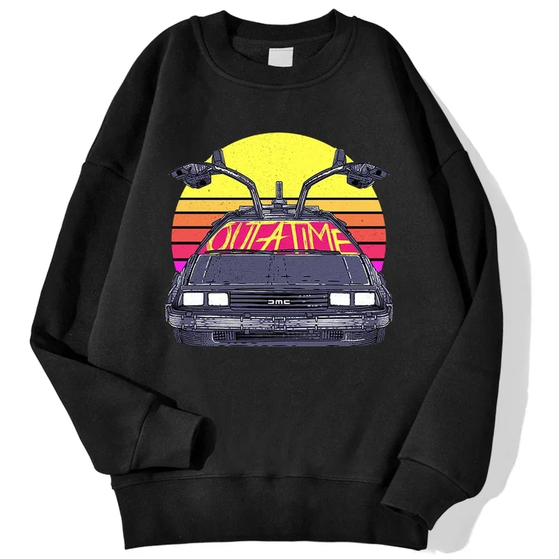 

Movie Back To The Future Prints Sweatshirts Men Casual Comfortable Warm Hoodies Street Fashion Pullovers Autumn Fleece Tops