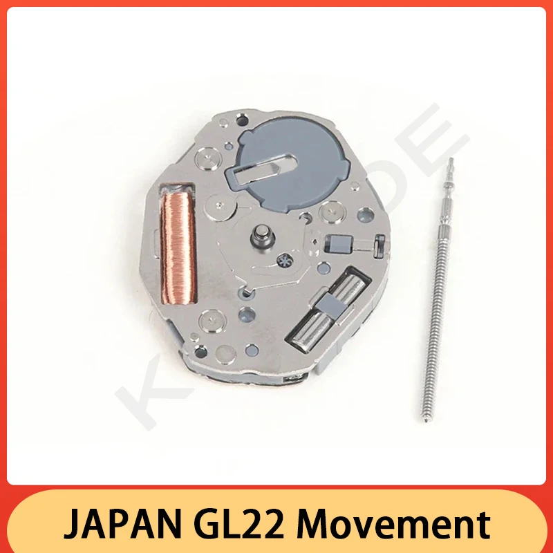 Gl20 gl32 gl22 movimento japão novo movimento de quartzo importado 2 mãos padrão acessórios de movimento de relógio com qualidade estável