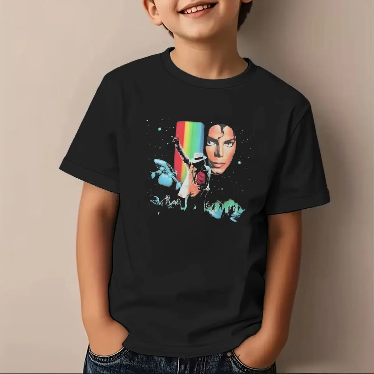 

Girls Boys Casual Short Sleeve T-Shirt Hip Hop Tops T-shirts Summer Classic Street Style Matching Outfits Kids Summer Tour Tees