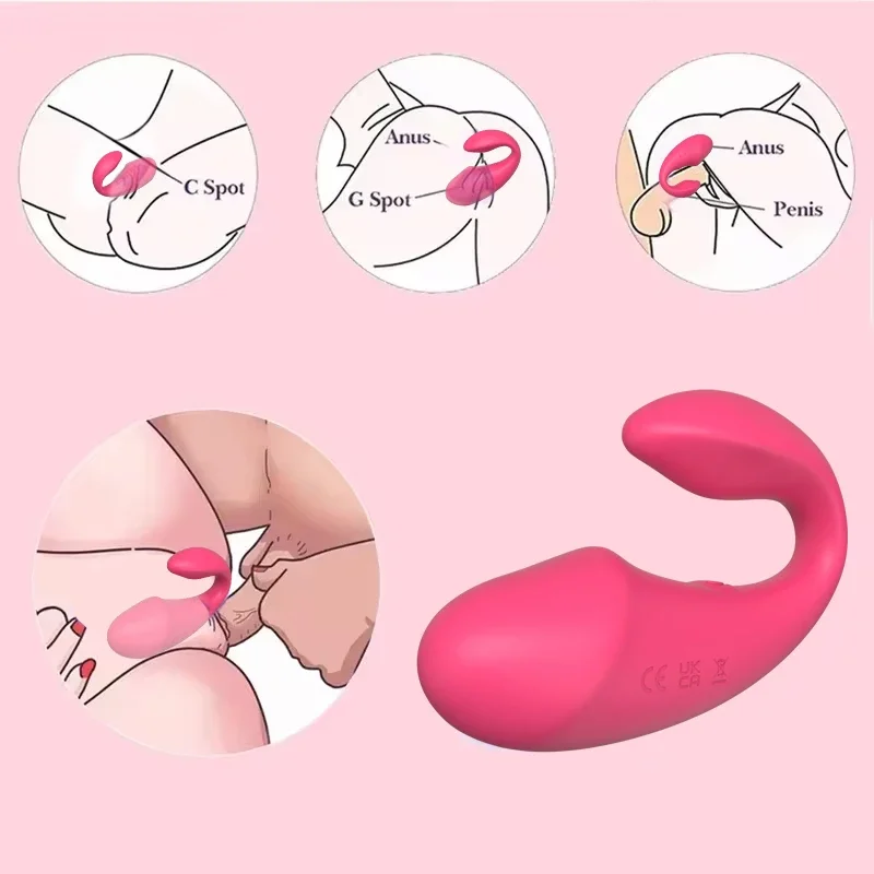 Vibrador con aplicación, Juguetes sexuales para mujeres, clítoris vaginal, estimulador tipo U, masaje de punto G, masturbador femenino, productos para adultos