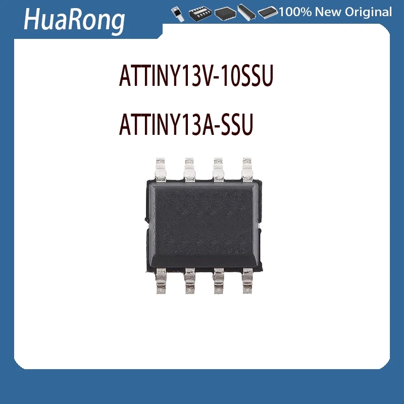 New 10Pcs/lot ATTINY13V-10SSU TINY13V   ATTINY13A-SSU TINY13A  SOP-8