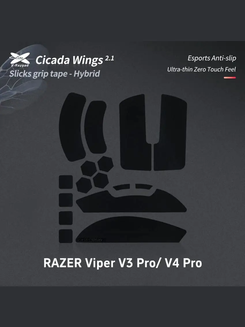 X-Raypad Cicada Wings V2 Slicks Grip do Viper V3 PRO i Viper V4 PRO — zdjęcie produktu 7