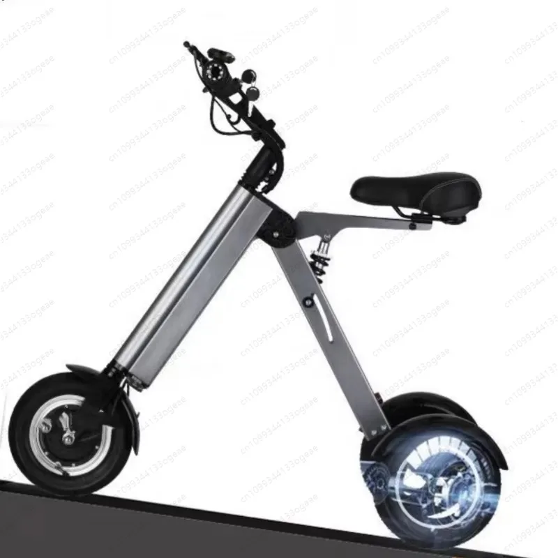 Ultra Safety Portable Folding Lithium Battery Aluminum Alloy Brushless Motor Three 3 Wheel Electric Scooter Tricycle