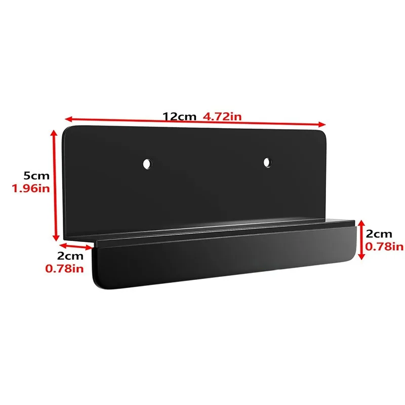 2PCS Black Cabinet Foot Pull Carbon Steel Touchless Opener Trash Can Drawer Cabinet Foot Handle Door Handles for Home Kitchen