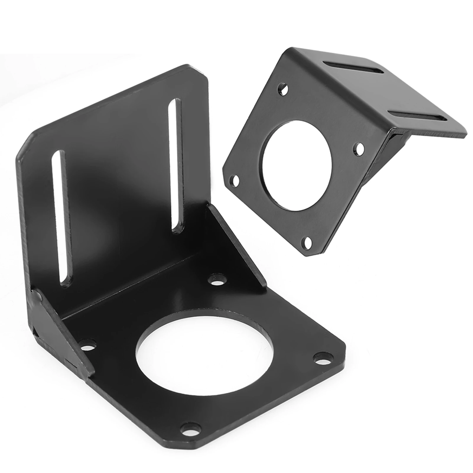 Black Stainless Steel Mounting Bracket Holder Rack for 57 NEMA23 Stepper Motor Stainless Steel Bracket Motor Mounting Holder