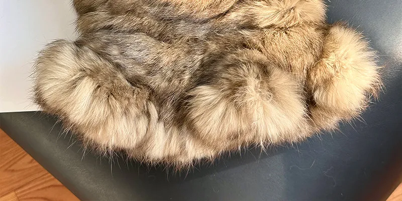 Echte Kaninchenfell-Mütze für Damen, Winter-Warm, Verdickte Echtfell-Kappe – Gemütliche, Ohrenbedeckende Pelzmütze für kaltes Wetter – Detail 18