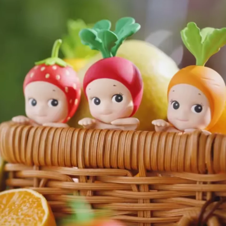 12 Stile Obst-Gemüse-Kopf Mini-Liegepuppen Blindbox Niedliche Figuren Desktop-Auto-Ornament Sammlerstück Spielzeug Geburtstagsgeschenk – Detail 1