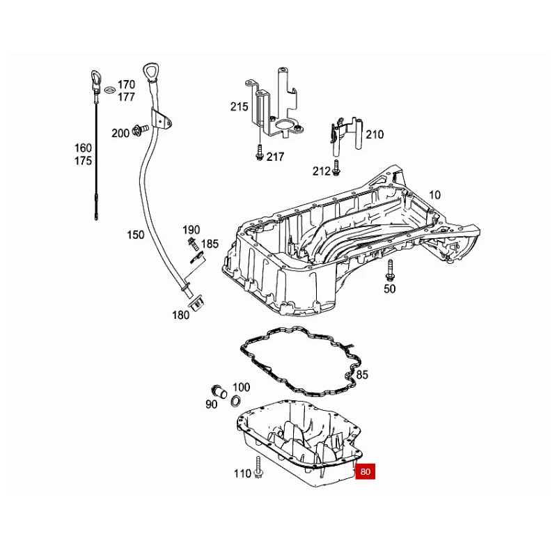 A1402700812 Oil Pan W129 W140 W163