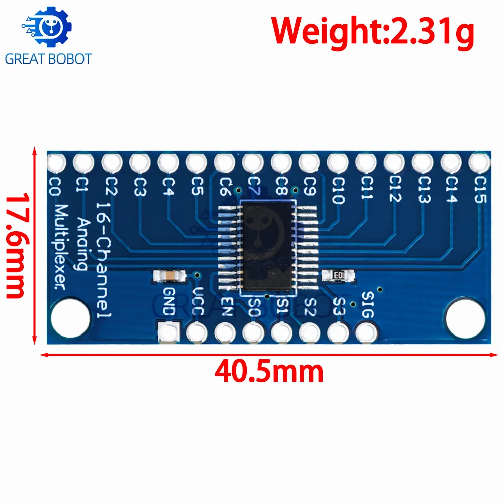 BS 1PCS CD74HC4067 74HC4067   16-Channel Analog Digital Multiplexer Breakout Board Module