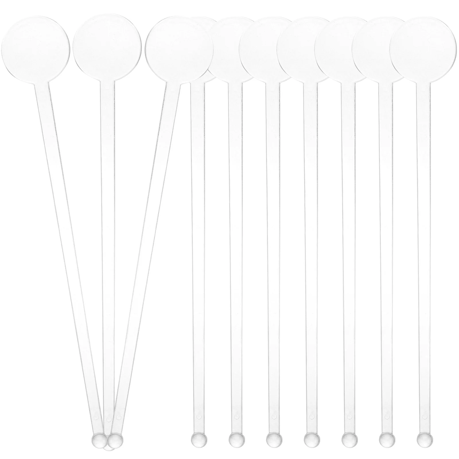 

80 Pcs Coffee Stirrer Polished Surface Stirrers Swizzle Sticks Milk Tea Blender Lemonade Bar Supplies Plastic