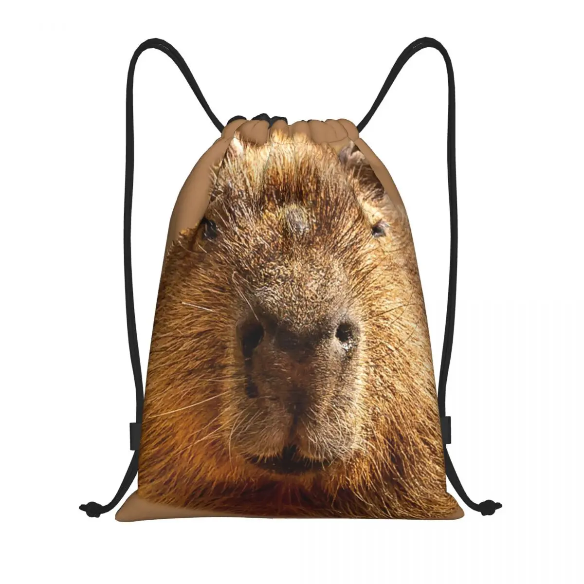 Saco de cordão capivara personalizado, saco de cordão para treinamento, ioga, ginásio, mulheres, homens, esportes