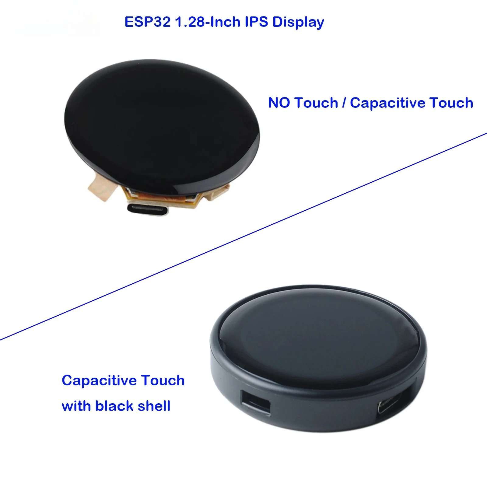 ESP32 Display 1.28 inch ESP32-C3 WiFi+BLE TFT LCD Module ESP32-2424S012 240x240 GC9A01 Touch Screen for Arduino IoT Smart Home