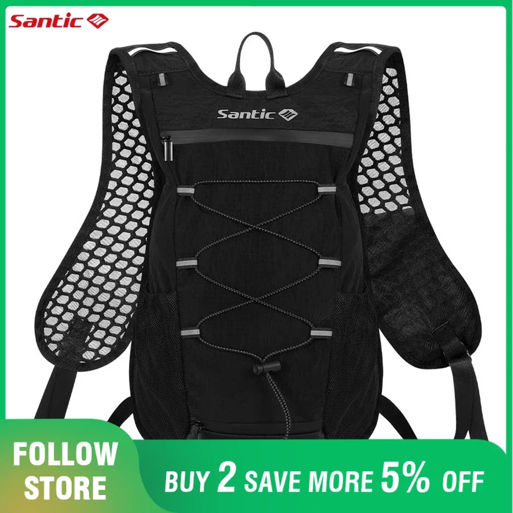 

Сверхлегкий велосипедный рюкзак Santic, большая вместительная сумка для шоссейного велосипеда MTB с карманом для хранения шлема и бутылки, походная сумка для альпинизма
