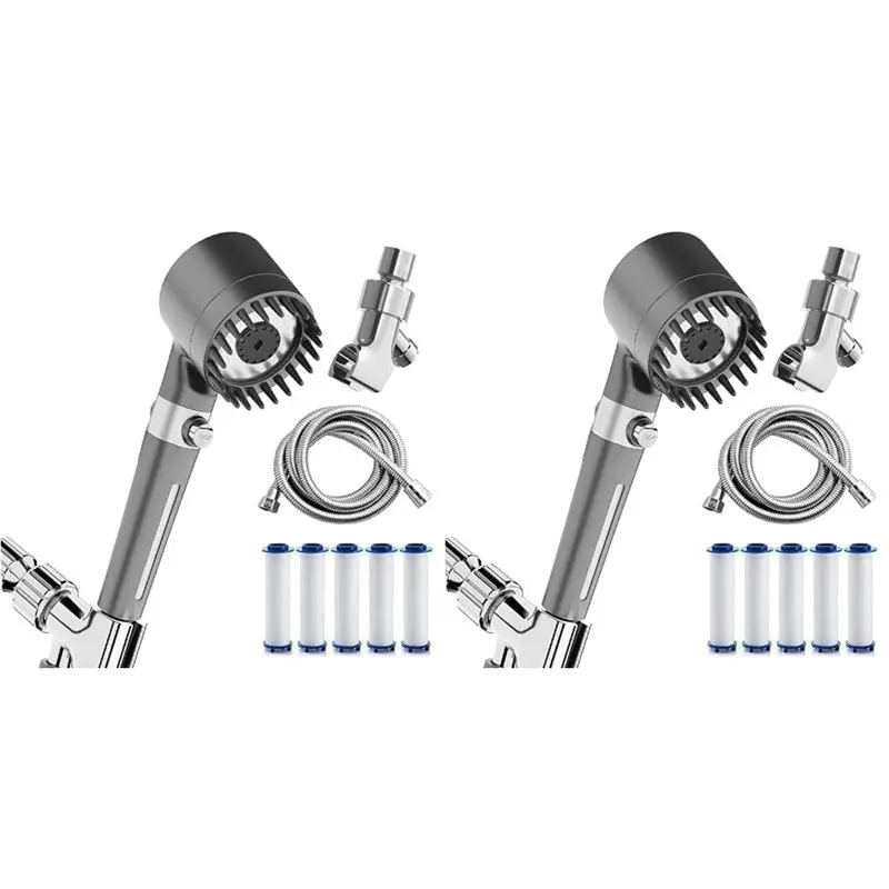 

2025 Trend 2X Filtered Showerhead, With Filter Shower Head, 3 Modes Hand-Held Shower, Adjustable Shower Head