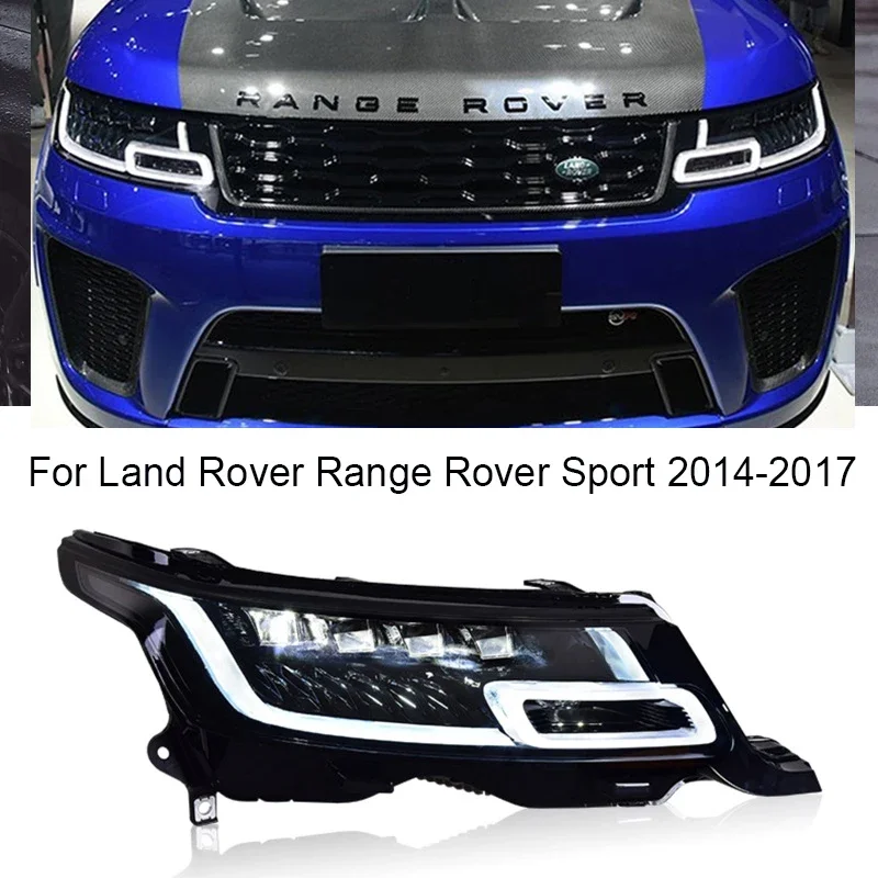 Car LED Headlights for Land Rover Range Rover Sport 2014-2017 Headlamp Plug and Play with LED DRL Dynamic Turning Headlights