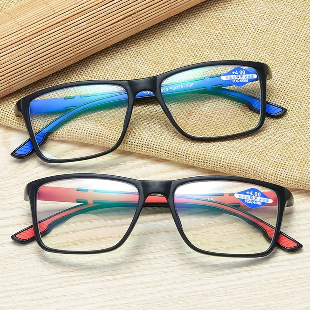 

Blue Ray Blocking Anti-Blue Light Reading Glasses Ultralight Sports Hyperopia Glasses PC Eye Protection