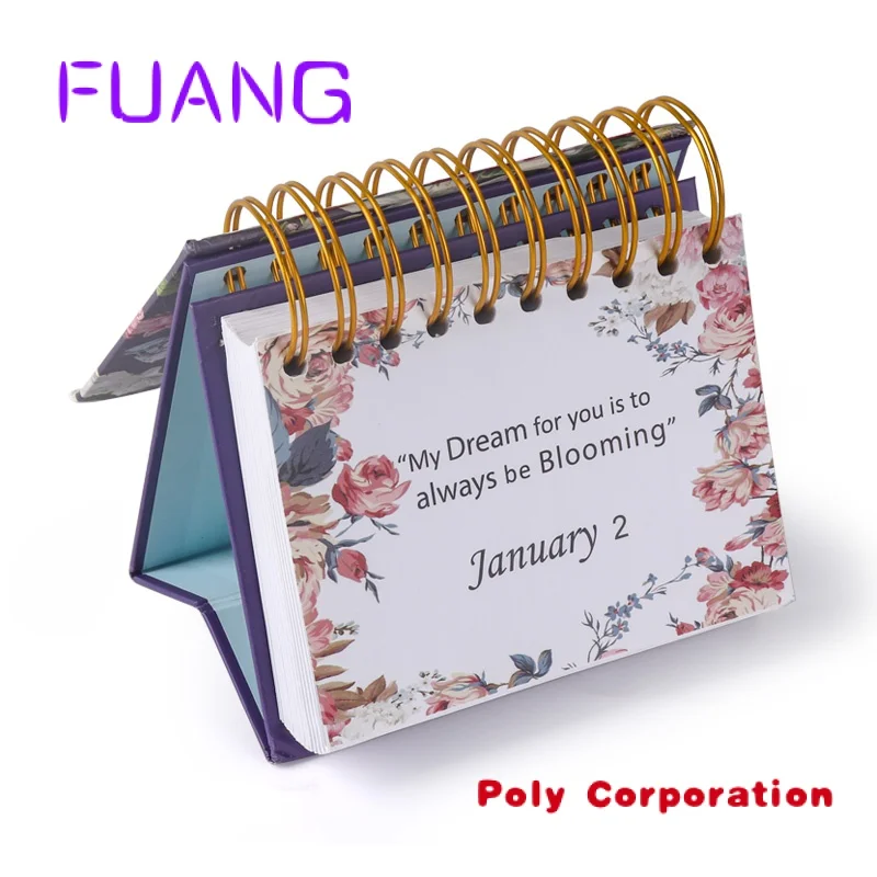 Custom Custom Printing Desk Calendar Mini Daily 365 Days Calendar Tear Off