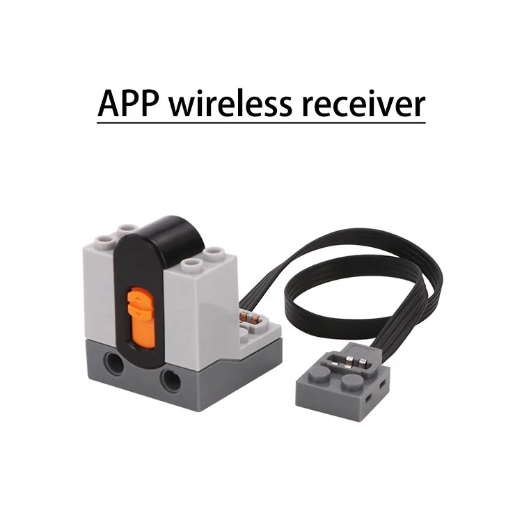 

Building block motor receiver with remote control accessories toy suitable for DIY car/train models receiver