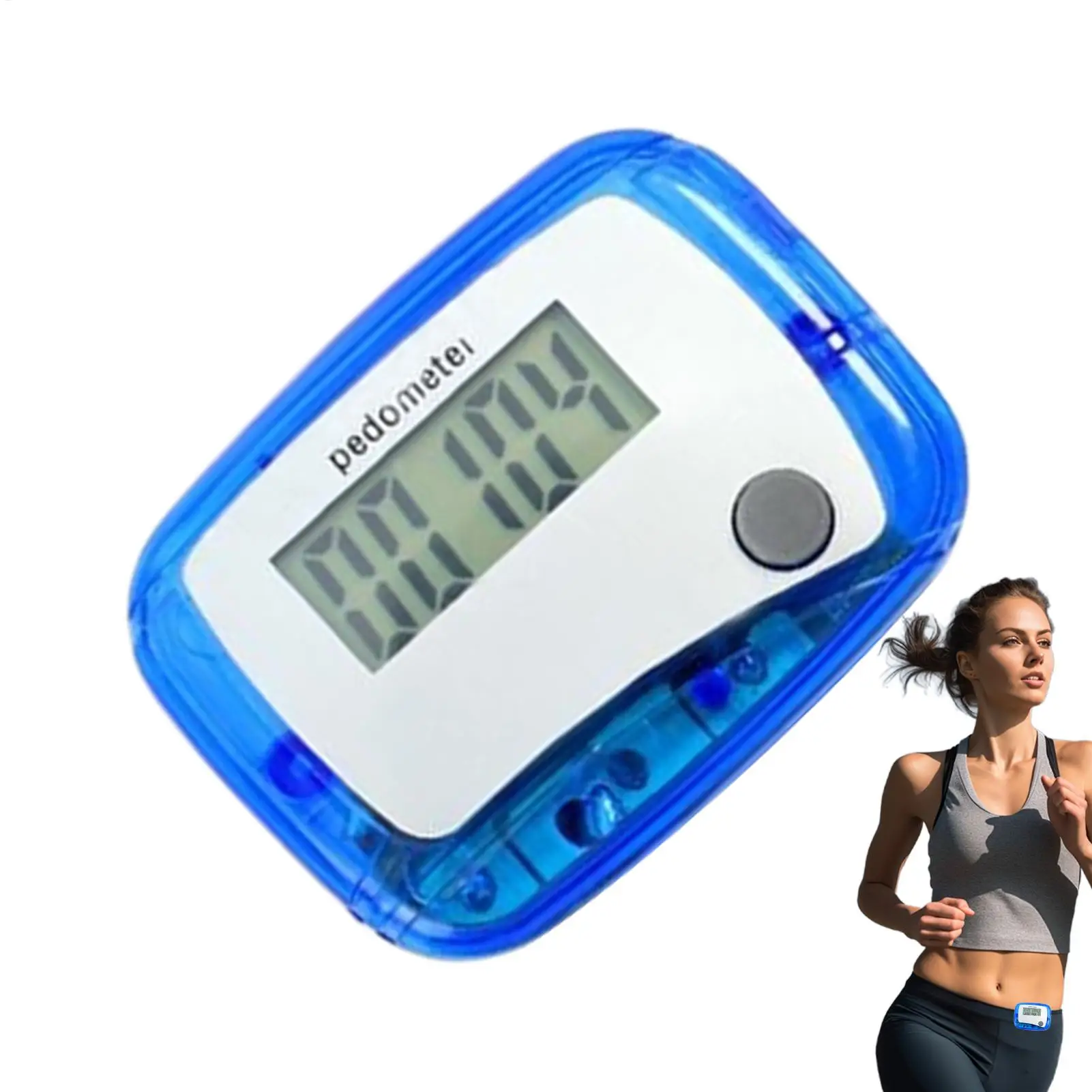 Calorie Counter Mile Counting For Walking Daily Target Monitor Digital LCD Pedometer For Senior Travel Hiking Outdoor Swimming