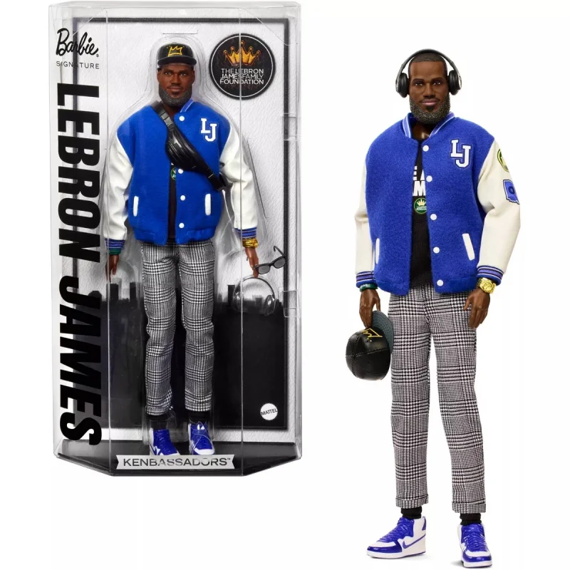 Limited edition stock of genuine LeBron James Barbie dolls, authentic and surprising collection gifts