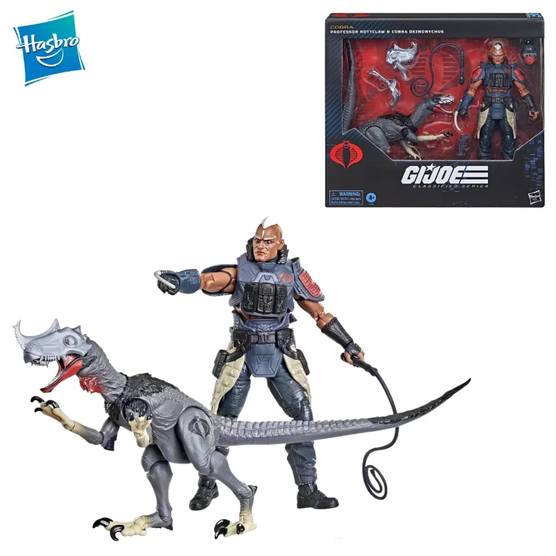

Предзаказ на июль 2026 года: Новый оригинальный набор Hasbro G.I. Фигурки Joe Classified Series 296: Профессор Роттклоу и Дейинонитус – коллекционные игрушки в подарок